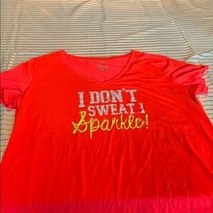 I don’t sweat I sparkle